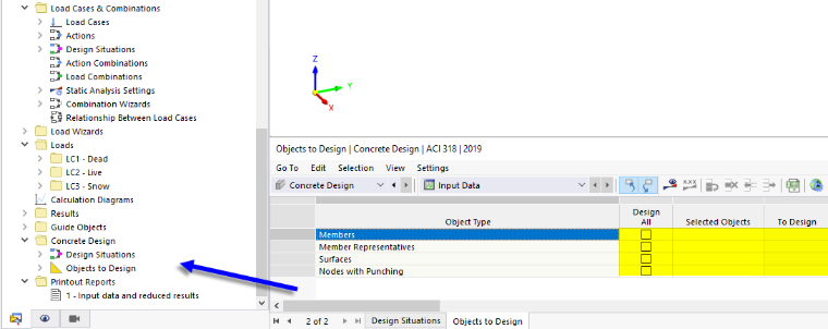 Missing Design Configurations if No Objects for Design