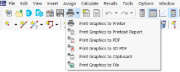 Selecting Option for Graphic Printout