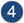 4, Blue Icon
