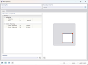 Dialog Box "New Opening"
