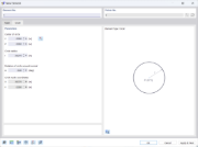 Dialog Box "New Element," Tab "Circle"