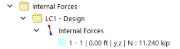 Internal Forces in Navigator