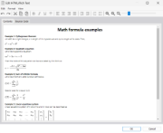 Examples of Formulas