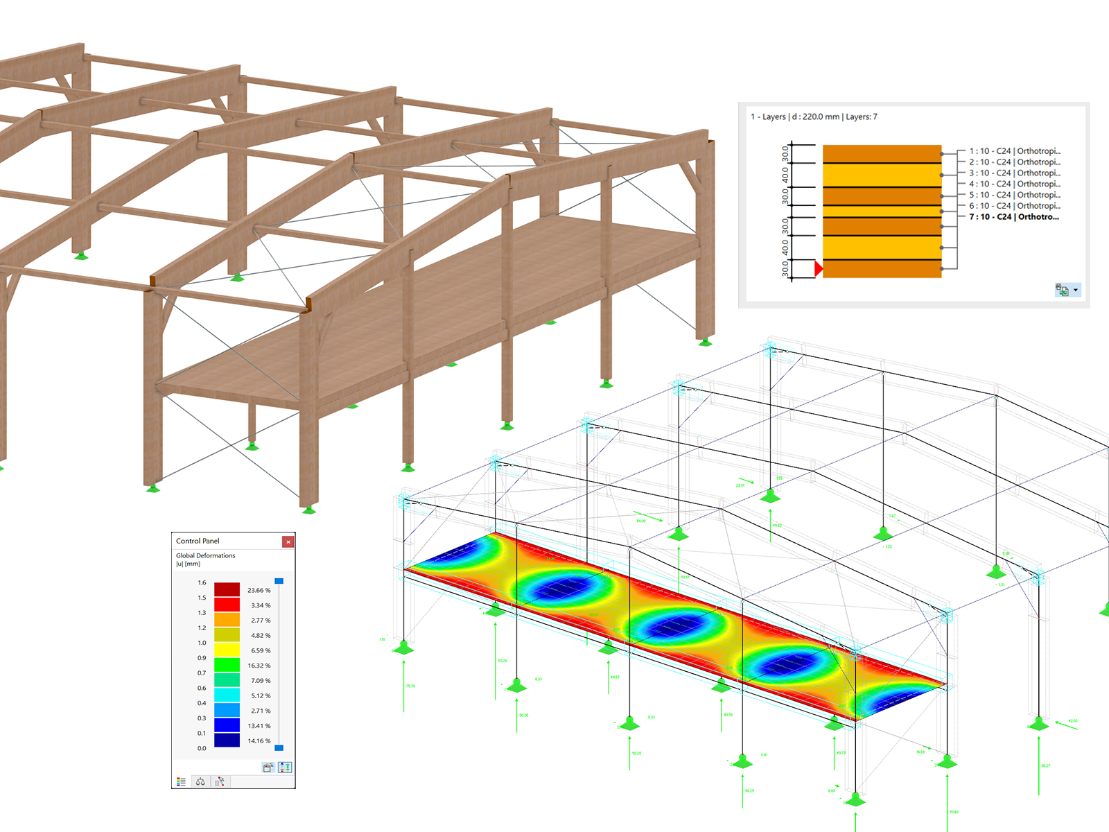 Timber Hall Structure