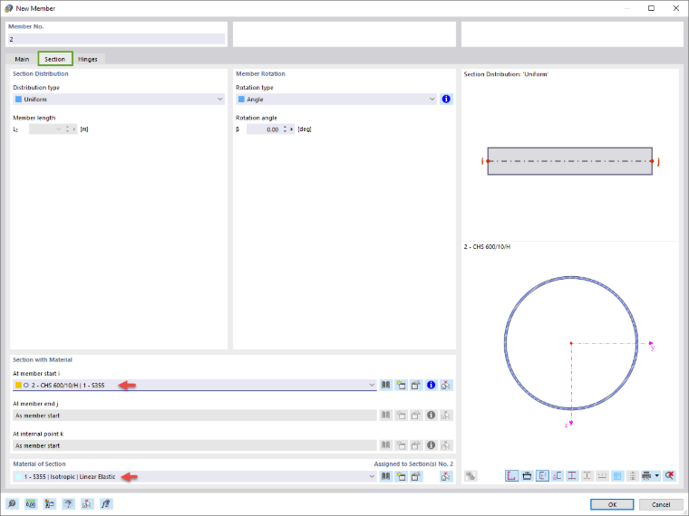 New Member: Section