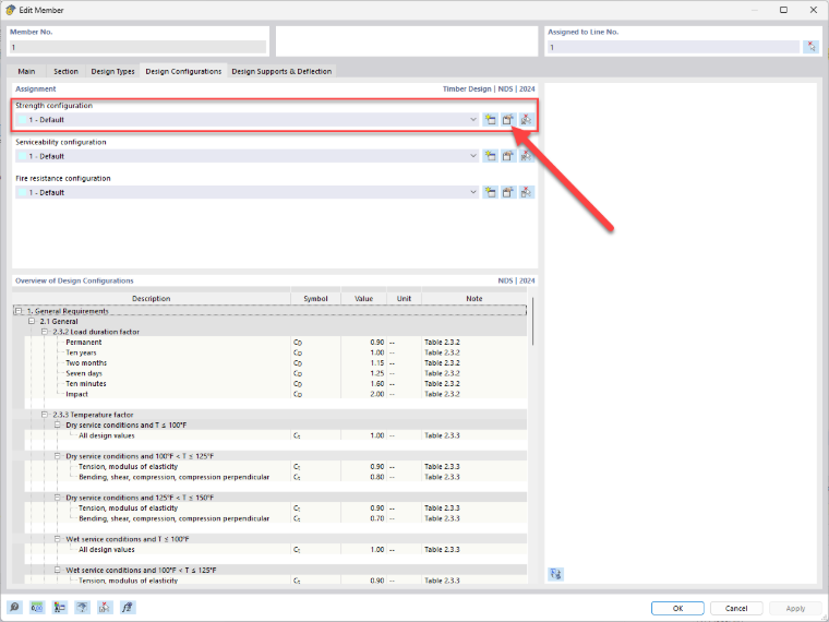 FAQ 005275 | How can I modify the lamella thickness for a glulam section in RFEM 6?