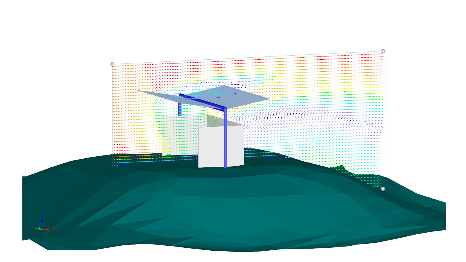 Steel Canopy with Wind Loads  | ASCE 7