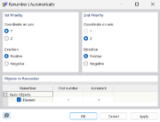 Automatic Renumbering of Objects