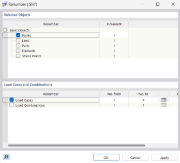 Moving Object and Load Case Numbers