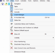 Manu Function "Script Manager"