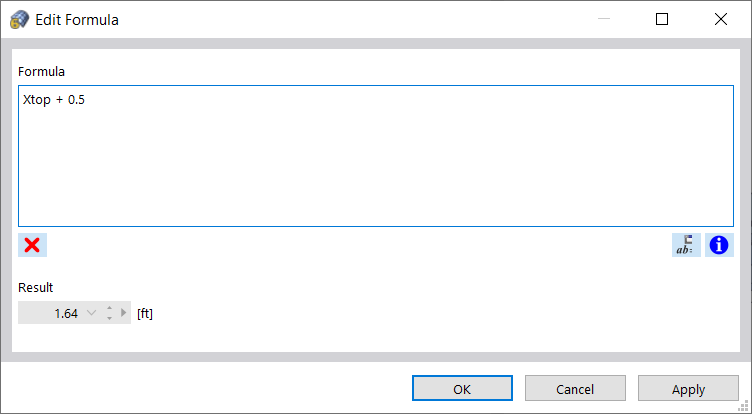 Editing Formula