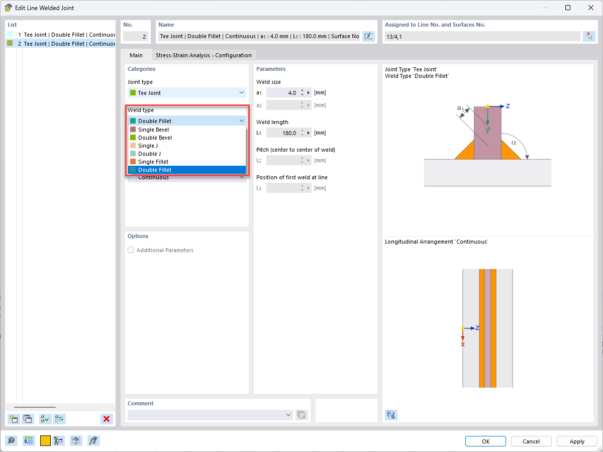 FAQ 005287 | In the case of stairs with a complicated geometry, it is often difficult to design welds by using the analytical methods. How can I...
