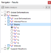 Selecting Member Strains in Navigator