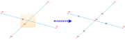 Connect Members Manually: Original (Left) and Copy with Result (Right)