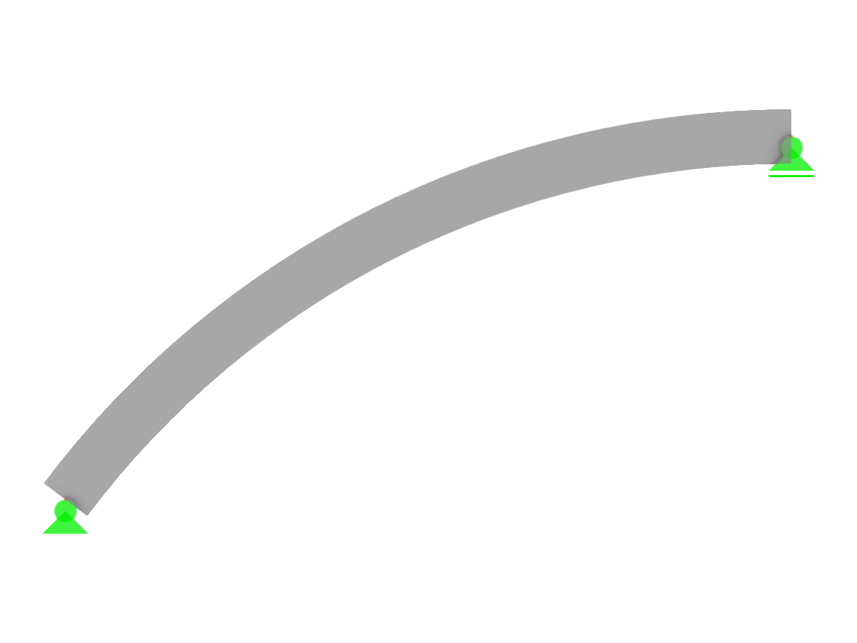 Model ID 1604 | ARB004c | Arched Beam | Circular