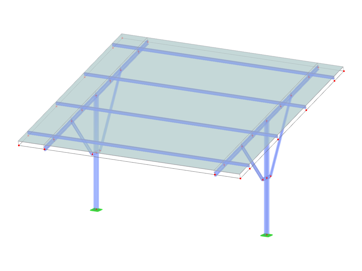 Model ID 3576 | PVS002 | Solar Panel Racking Systems | Single-Post Fixing Bracket