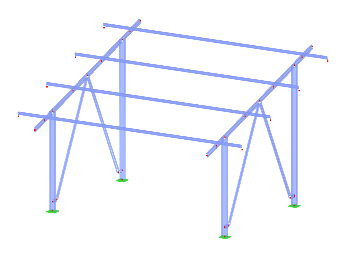 Model ID 3600 | PVS003 | Solar Panel Racking Systems | Double-Post Fixing Bracket