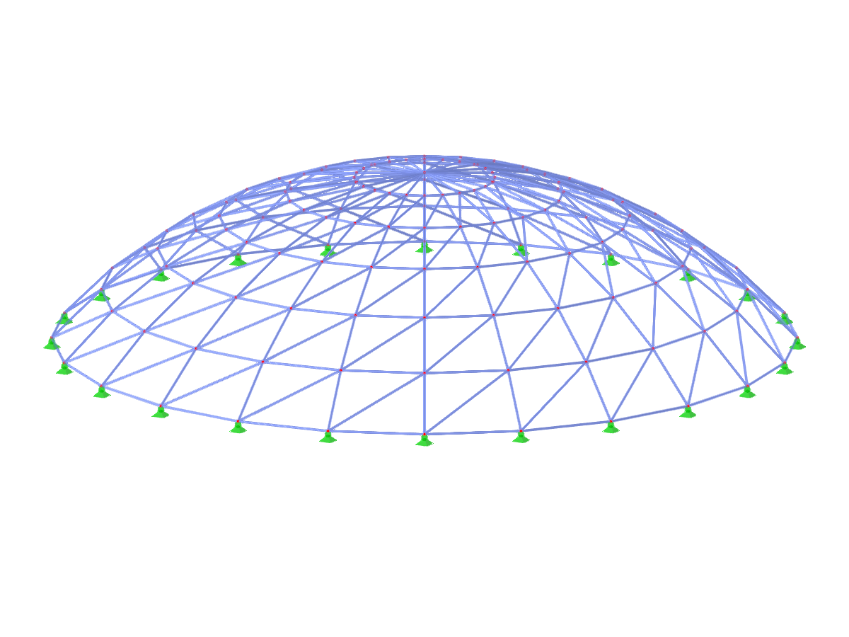 Model ID 3624 | TSC006-b | Truss System for Spherical Planes