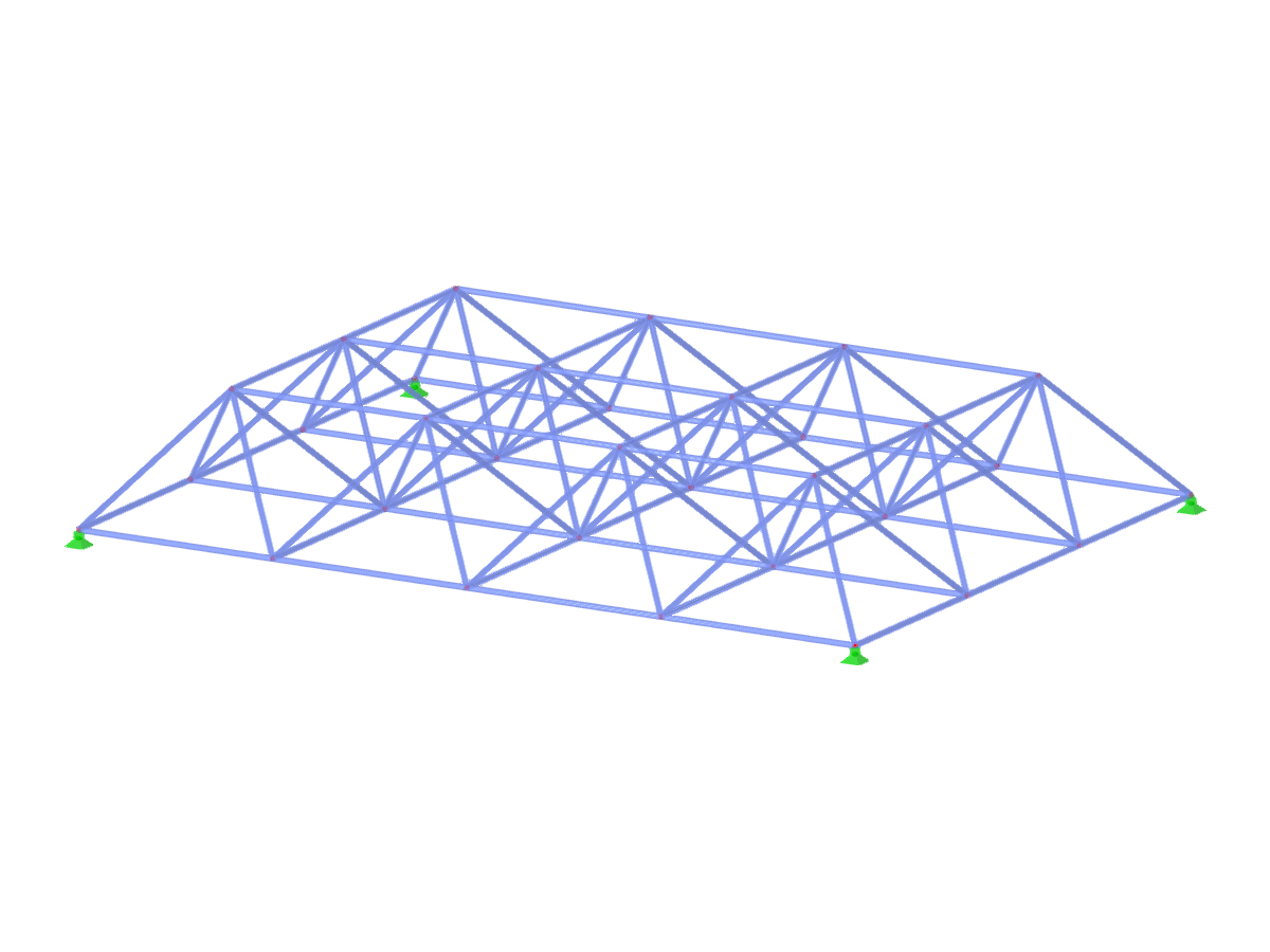 Model ID 3638 | SPT008 | Space Truss
