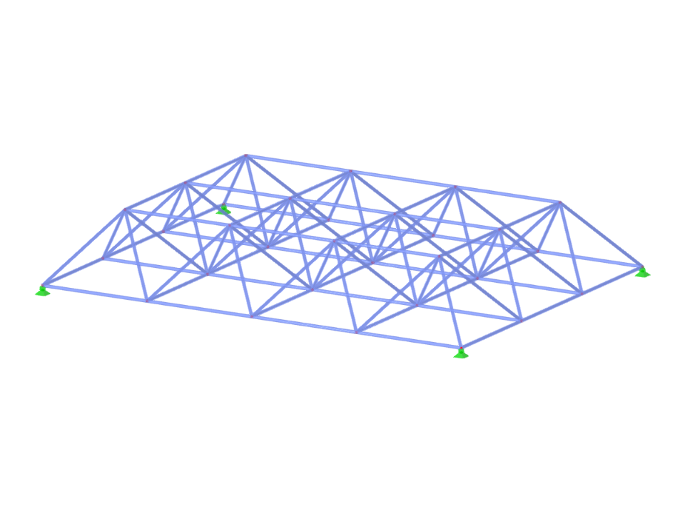 Model ID 3638 | SPT008 | Space Truss
