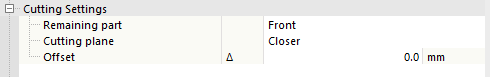 Additional Settings for Plate Cut by Member Plate