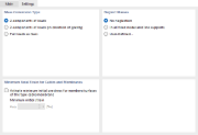 Tab "Settings"