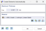 Dialog Box "Create Elements Automatically"