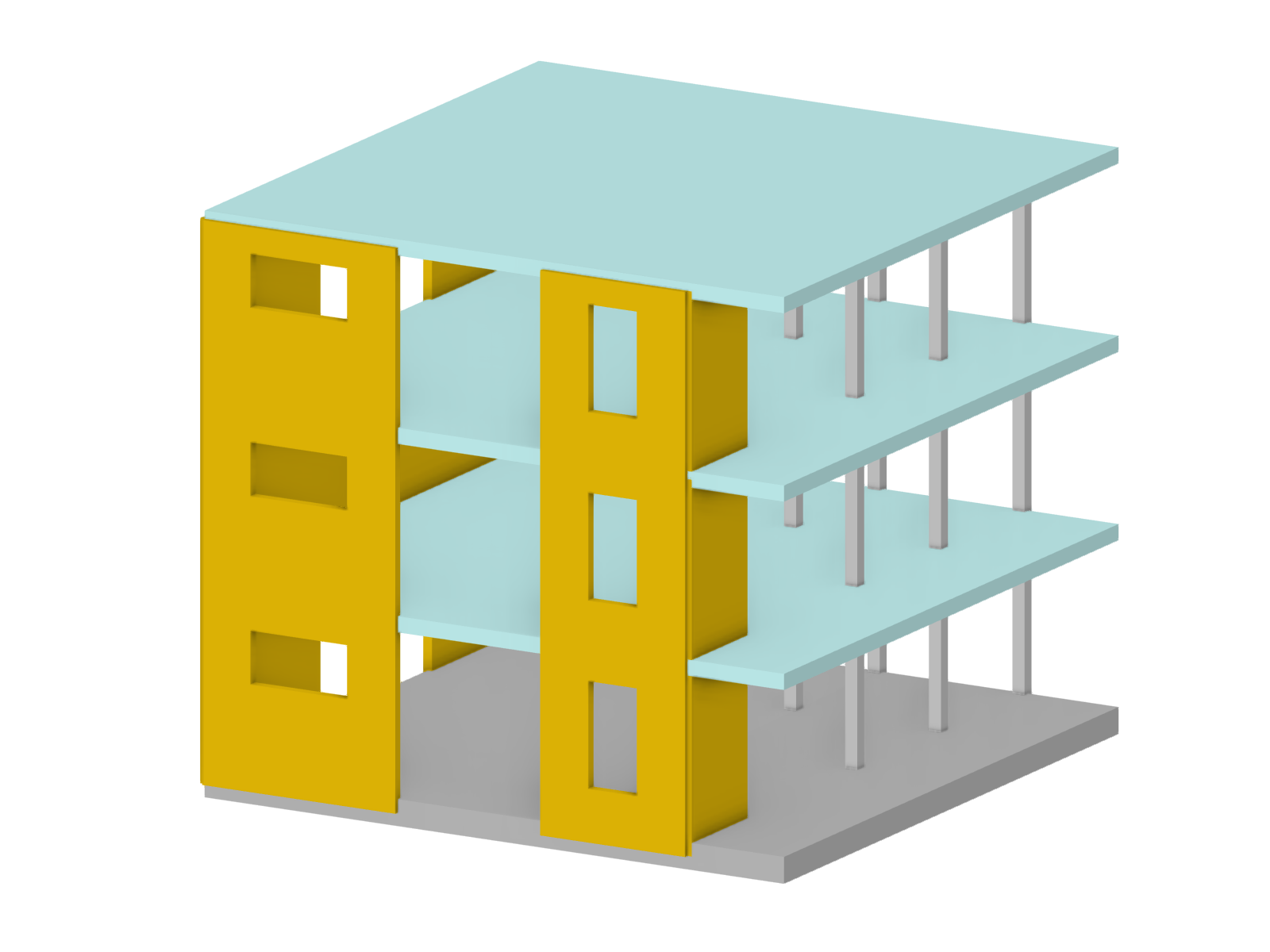 Multi-Story Reinforced Concrete Building