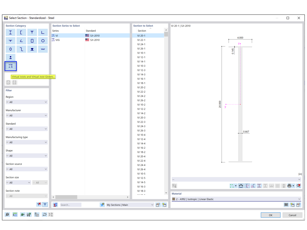 KB 001782 | SJI Virtual Joists