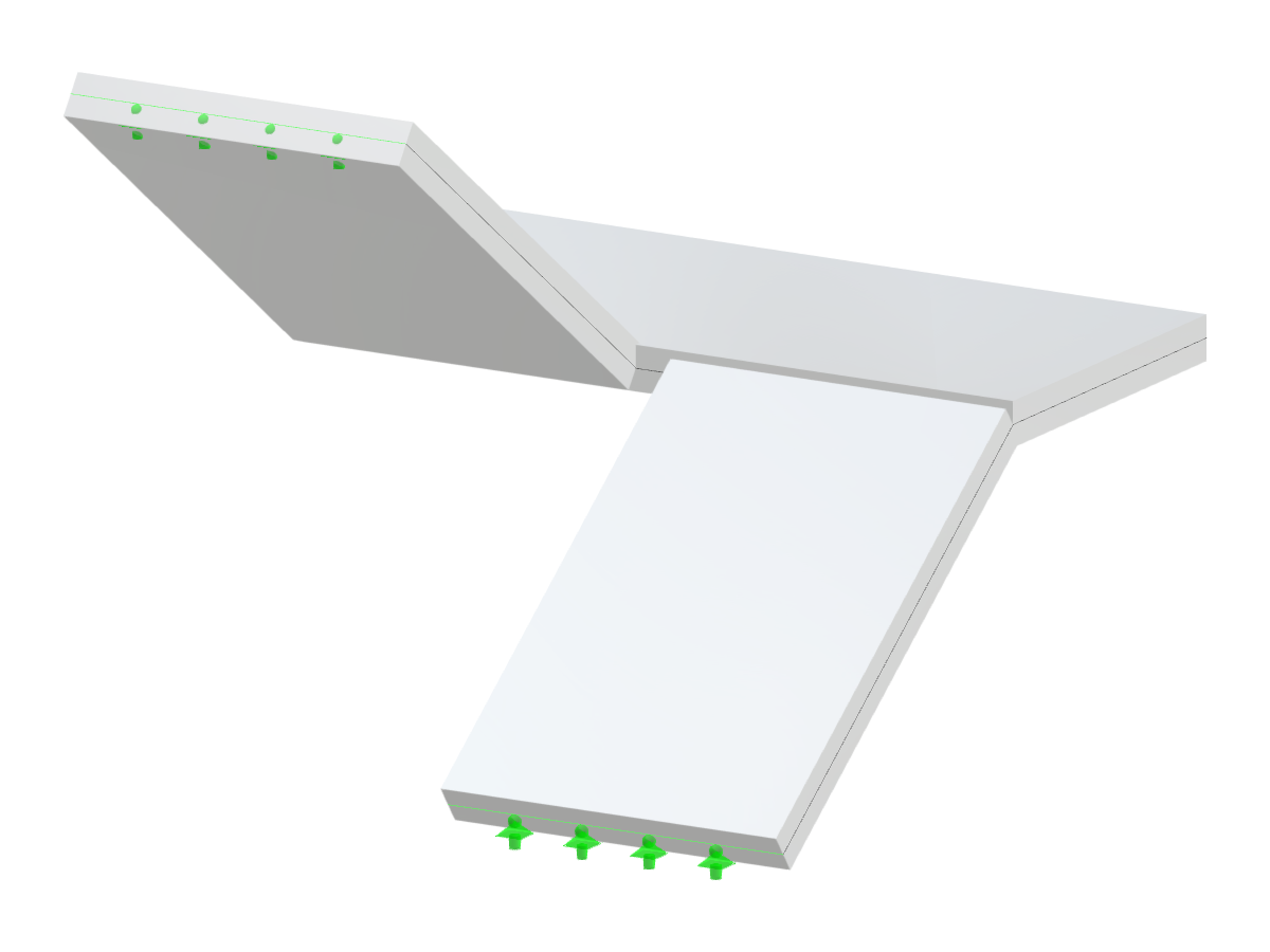 Illustration of a two-flight, U-shaped staircase, turning left in mid-flight, typical for structural design.
