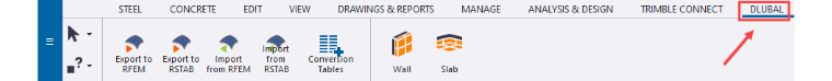 Add-In in Ribbon Menu of Tekla Structures