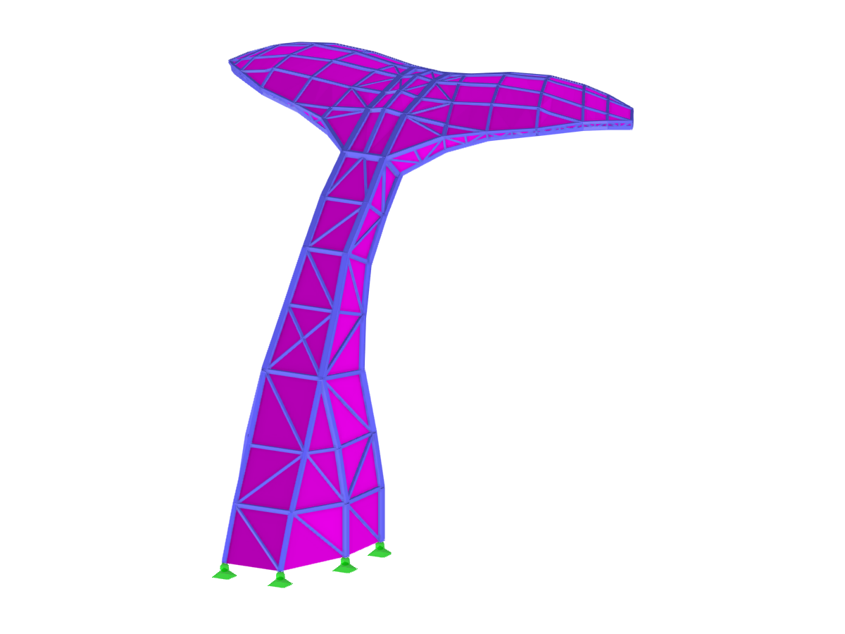 Model 004000 | Whale-tail Structure
