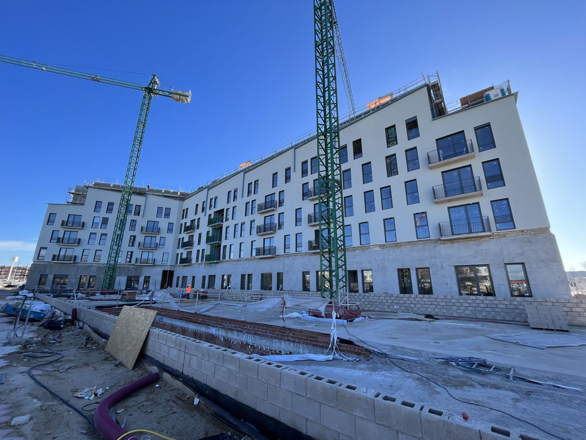 Residential Building Complex with Industrialized Steel Framing System in Torrejón de Ardoz (© AFCA Teccon)