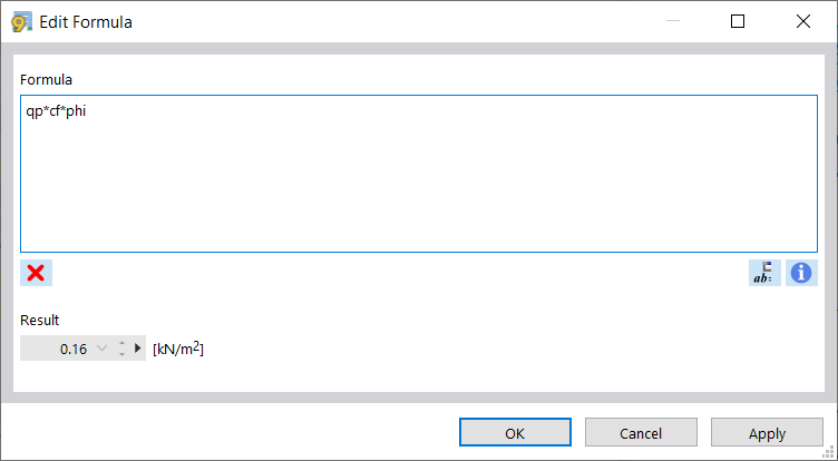 Editing Formula