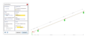 Dimensioning Projection in U-Direction