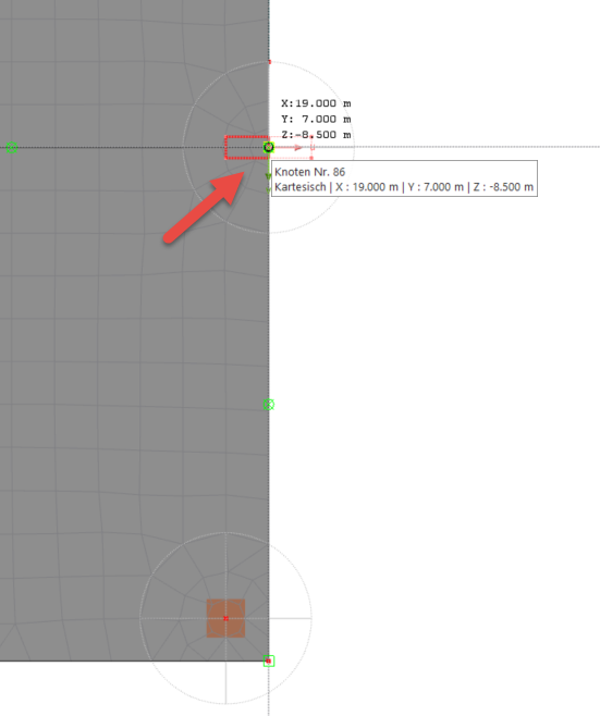Assigning Surface Results Adjustment to Node
