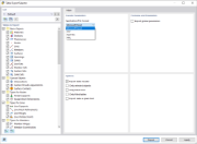 Settings for Export of Tables
