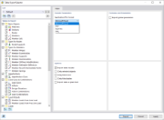Settings for Export of Tables