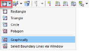 Graphical display of a workflow for creating an opening in design plans.