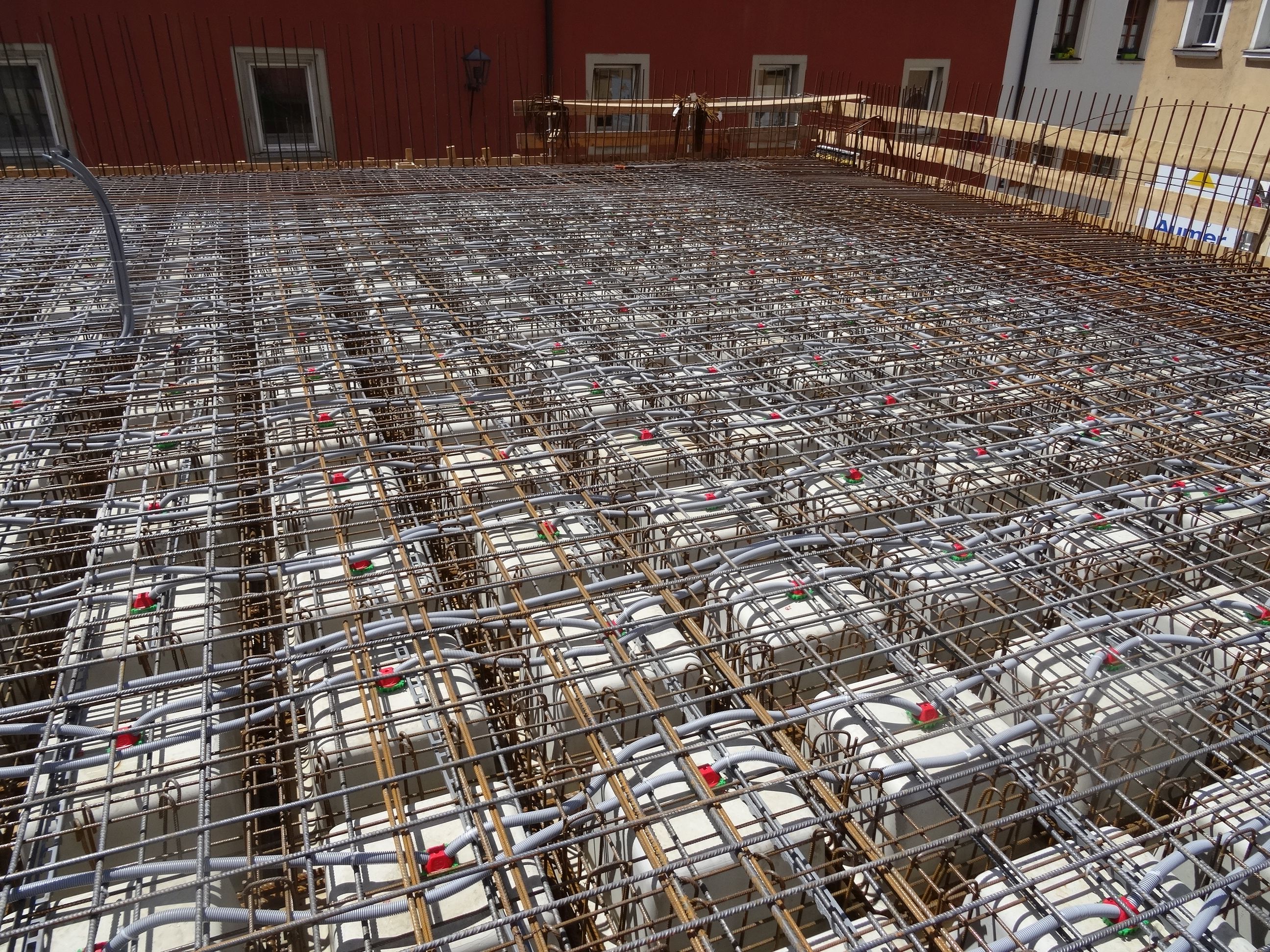 Reinforced Concrete Floor Before Concreting | © Baumruck + Oswald
