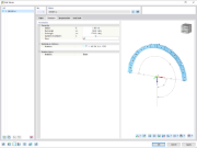 FAQ 005386 | How can I enter a curved beam in RSTAB 9?