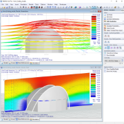 Wind Analysis of Membrane Structure in RWIND