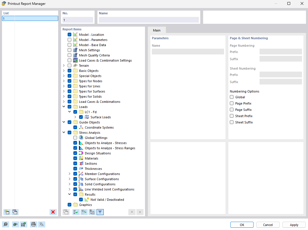 Managing Structural Project Documentation with Printout Report Manager
