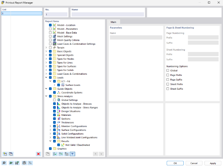 Managing Structural Project Documentation with Printout Report Manager
