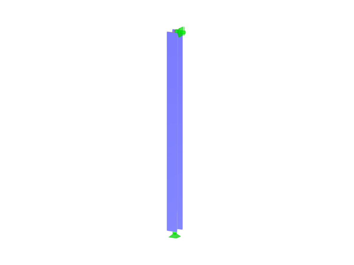 Model 004581 | Steel Column | Euler Buckling