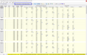 Result Tables "Reinforcement on Member Representatives" for Concrete Design