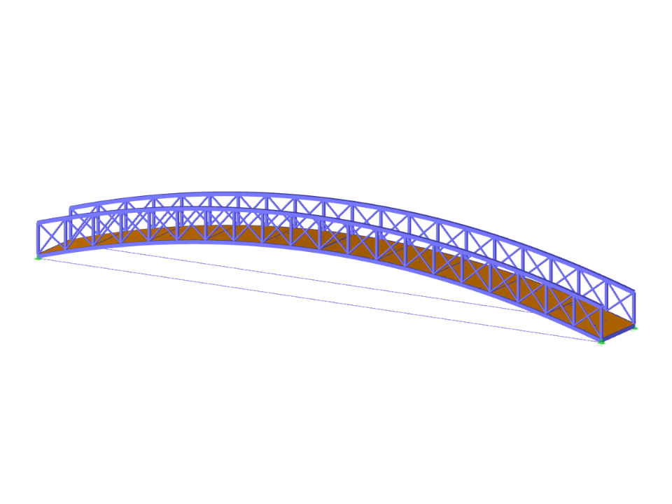 Model 004342 | Bridge with Timber Decking