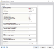 Tab "Settings"