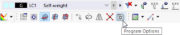 "Program Options" Button in Toolbar