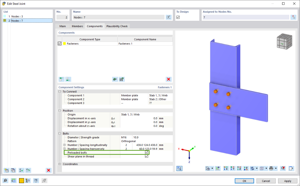 Feature 002669 | Preloaded Bolts for Steel Joints